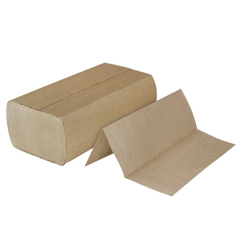 fold paper towels natural brown