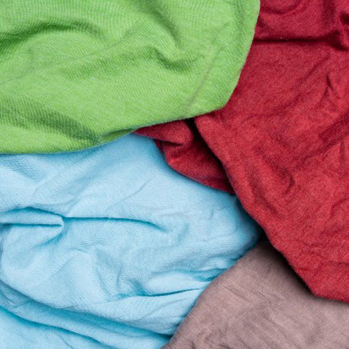 Repurposed Rags From Color Cotton T-Shirts