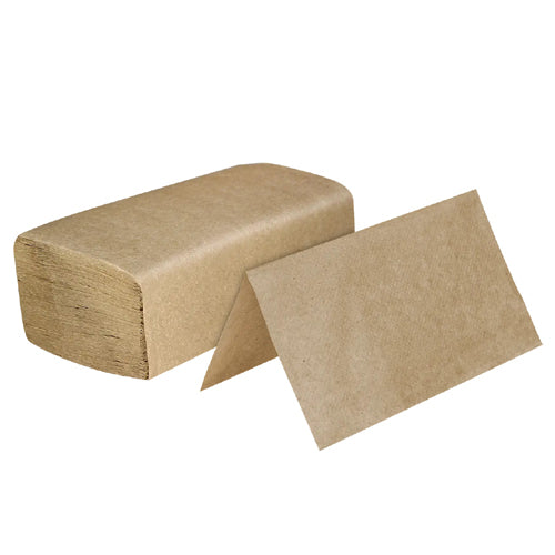single fold paper towels natural brown